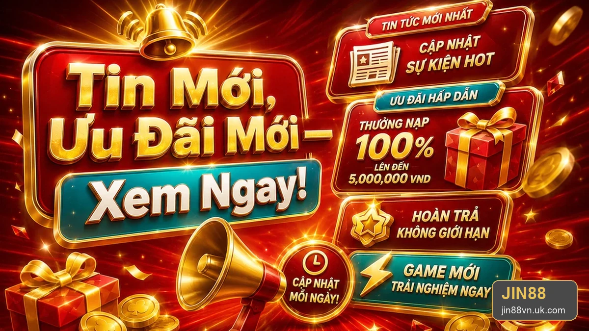 Khuyến Mãi JIN88: Tin Mới, Ưu Đãi Và Điều Kiện Nhận Thưởng Cần Kiểm Tra Kỹ – jin88vn.uk.com
